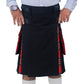 Hybrid Kilt Black and Royal Stewart