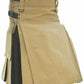 Hybrid Kilt Khaki and Black
