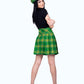 Irish Green Tartan Skirt Right Photo