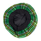 Irish Green Tartan Tammy Hat Back