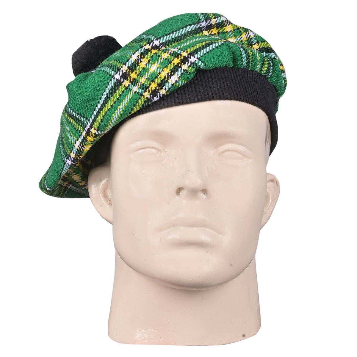 Irish Green Tartan Tammy Hat