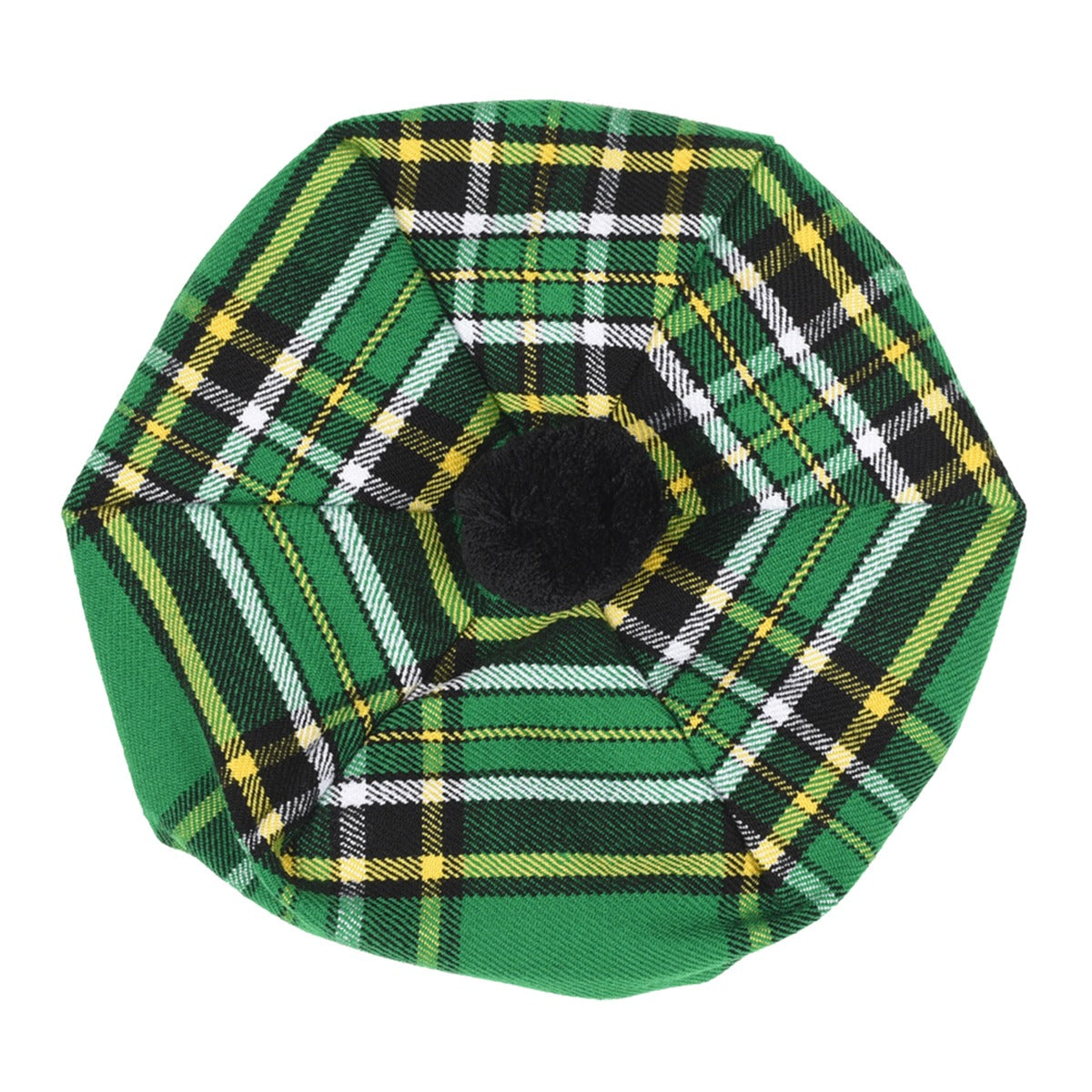 Irish National Tartan Tammy Hat Front