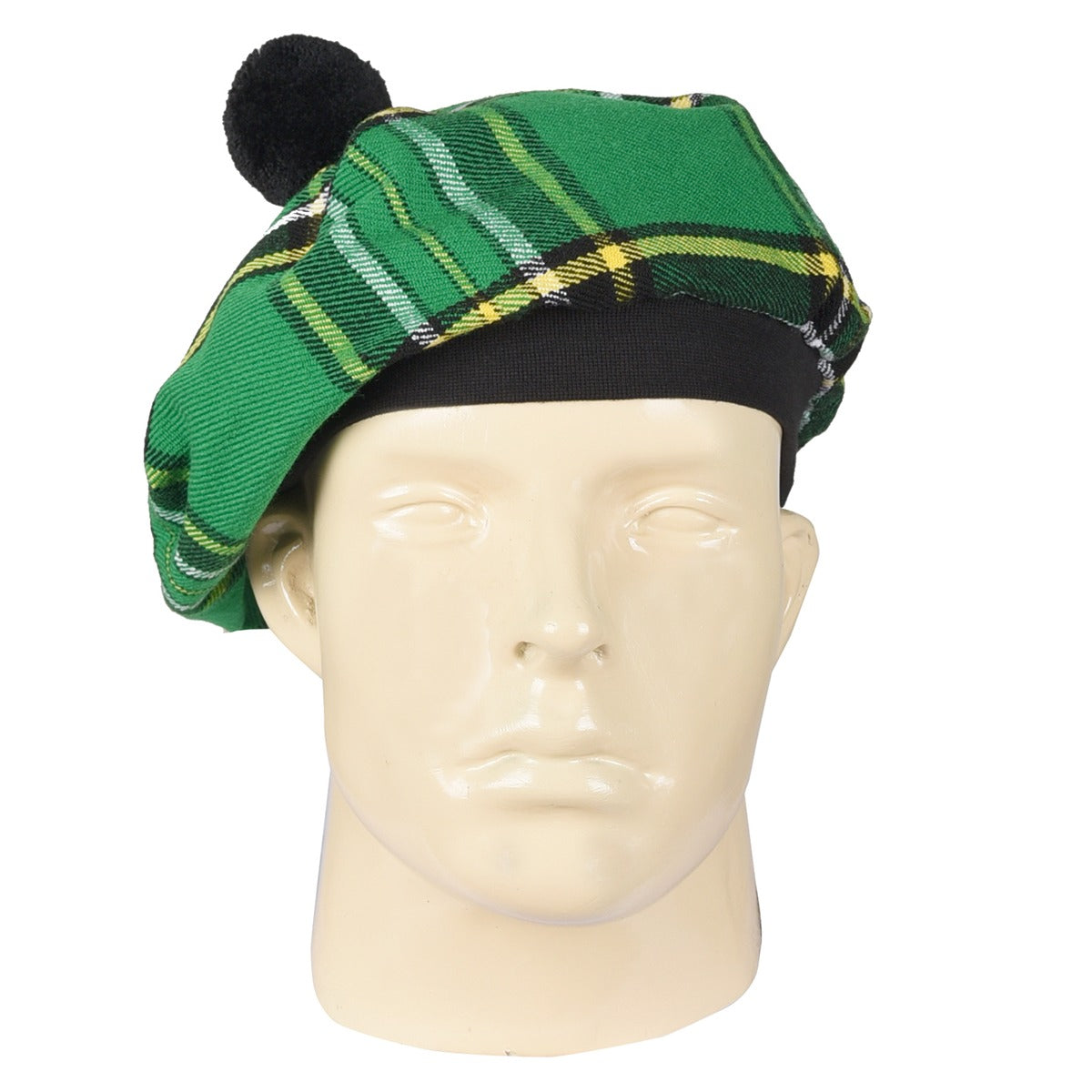 Irish National Tartan Tammy Hat Front