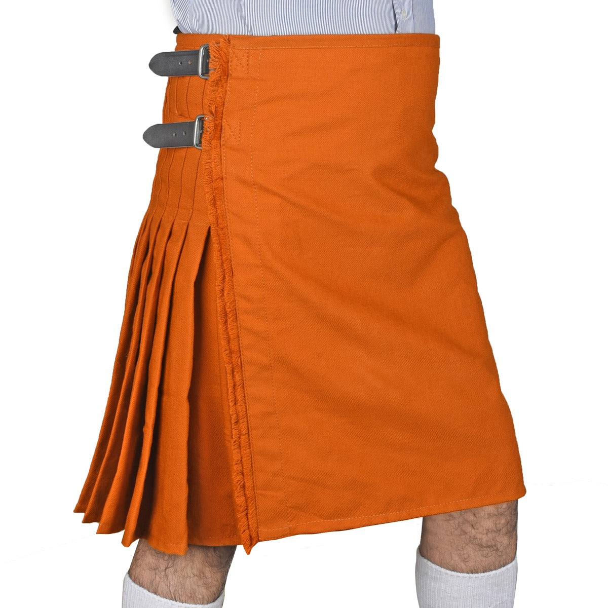 Irish Saffron Tartan Kilt Right
