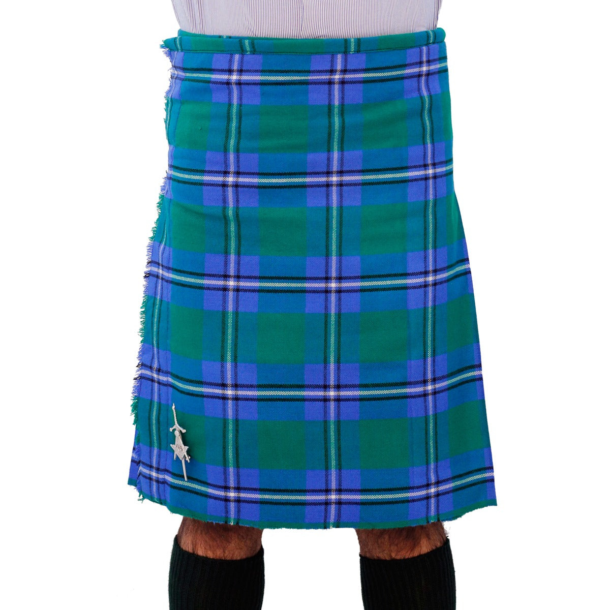 Irvine Ancient Tartan Kilt Front