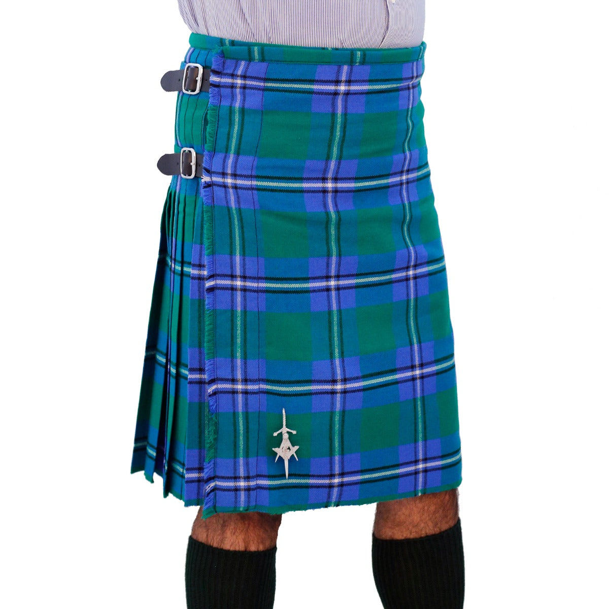 Irvine Ancient Tartan Kilt Right