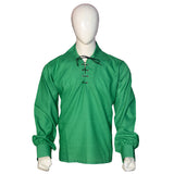 Jacobite Ghillie Kilt Shirt Green Front