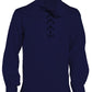 Jacobite Ghillie Kilt Shirt Navy Blue - Premium Quality