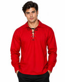 Jacobite Ghillie Kilt Shirt Red

