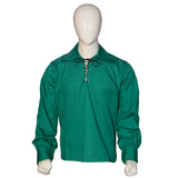 Jacobite Ghillie Kilt Shirt Sea Green Front