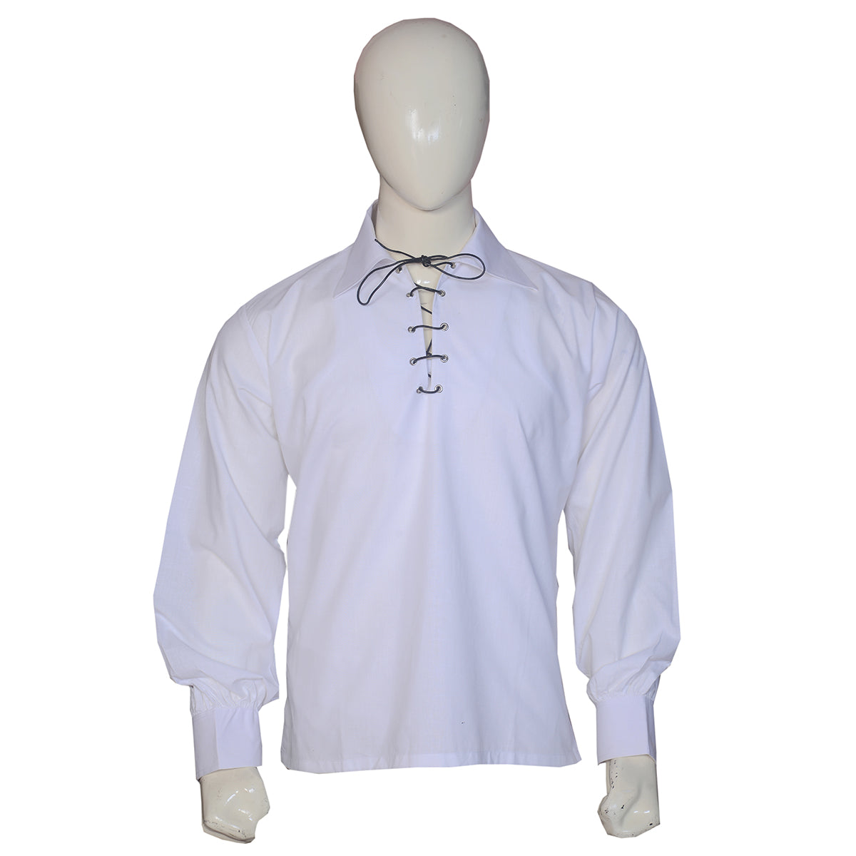 Jacobite Ghillie Kilt Shirt White
