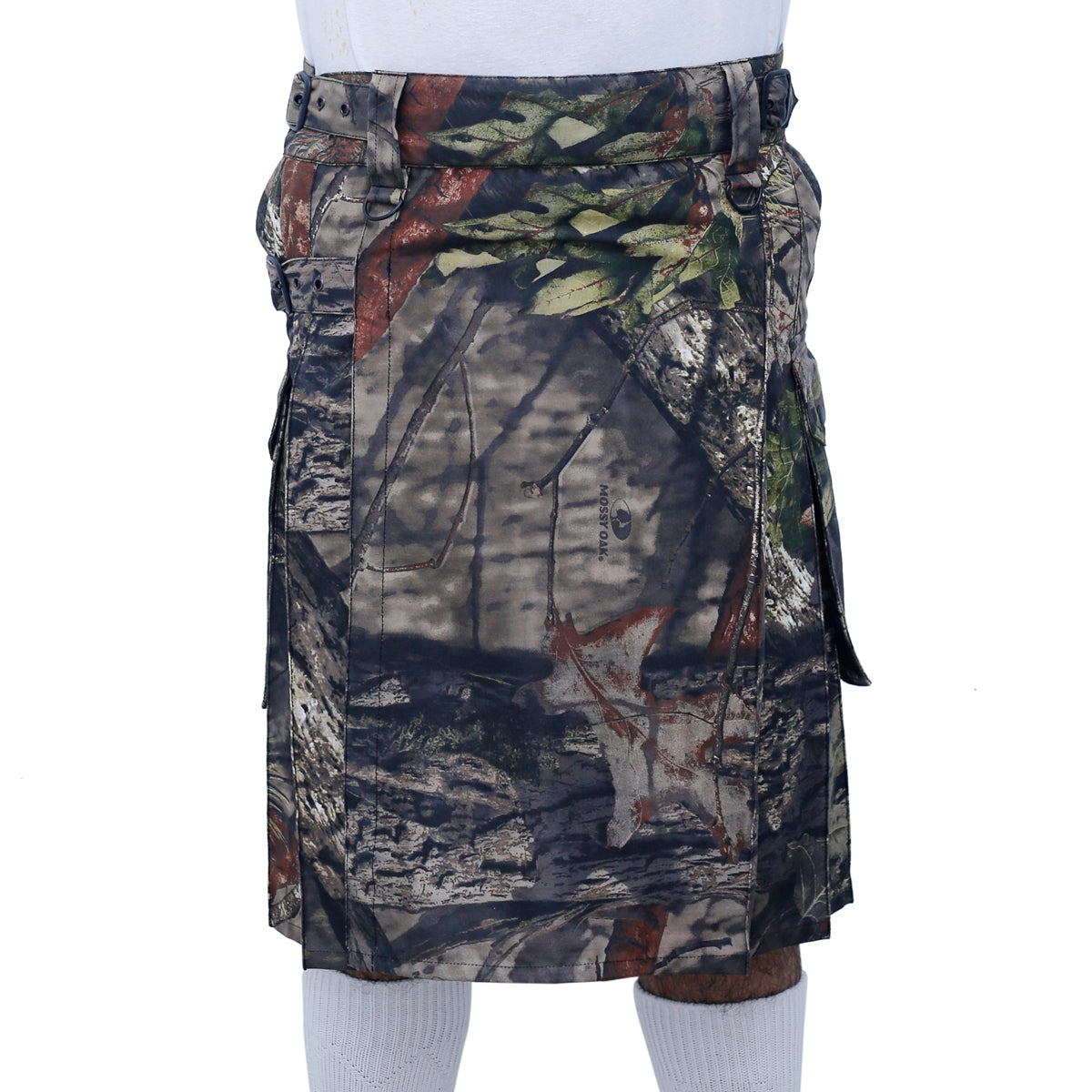 Jungle Camouflage Utility Kilt Front