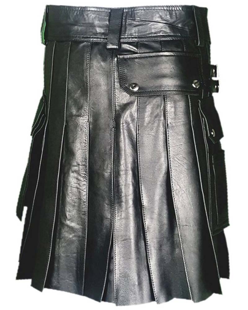 Kanye Leather Kilt