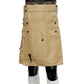 Khaaki Utility Kilt for Men Front