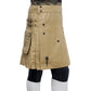 Khaaki Utility Kilt for Men Right