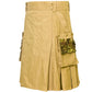 Khaki Hybrid Kilt for Men
