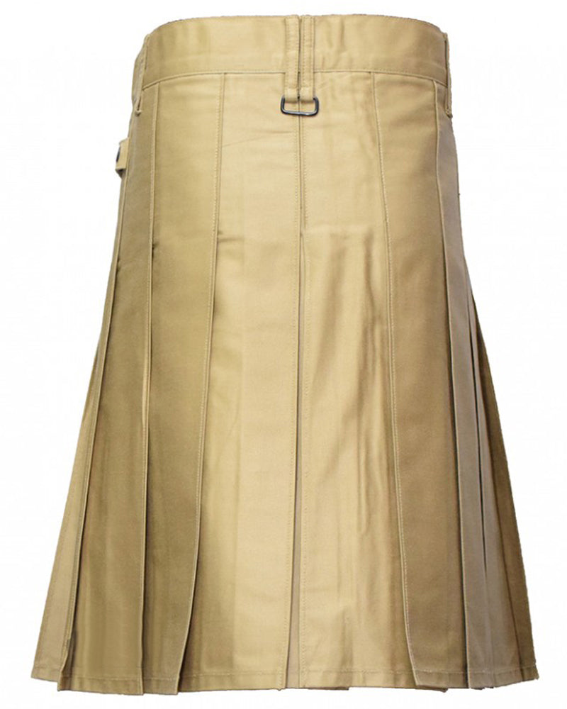 Khaki Utility Kilt