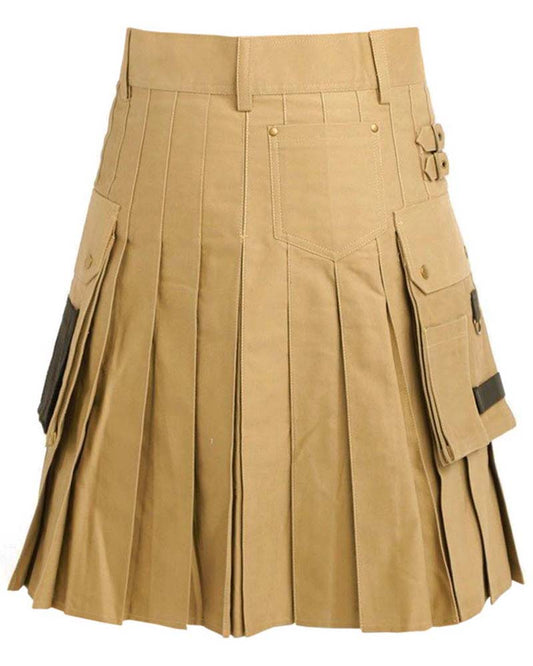 Khaki Utility Kilt