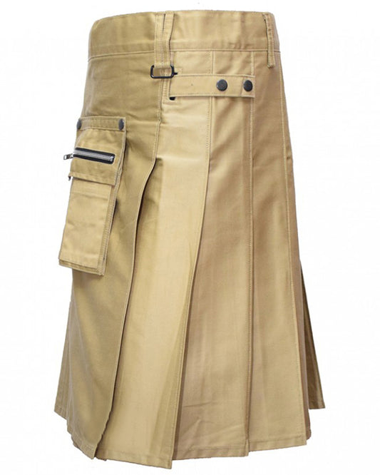 Khaki Utility Kilt