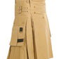 Khaki Utility Kilt