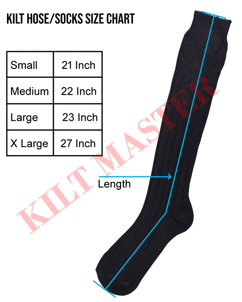 Black Kilt Hose