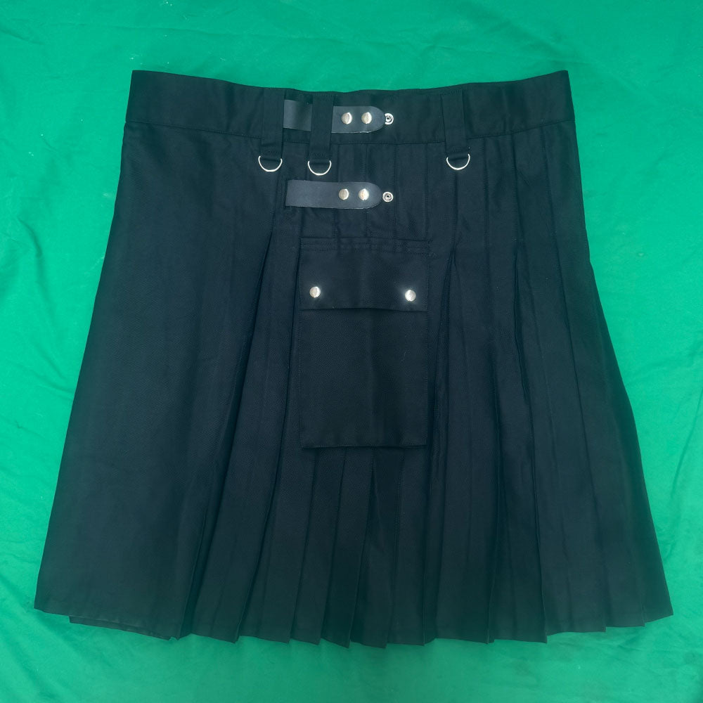 Men Long Fashion Utility Kilt