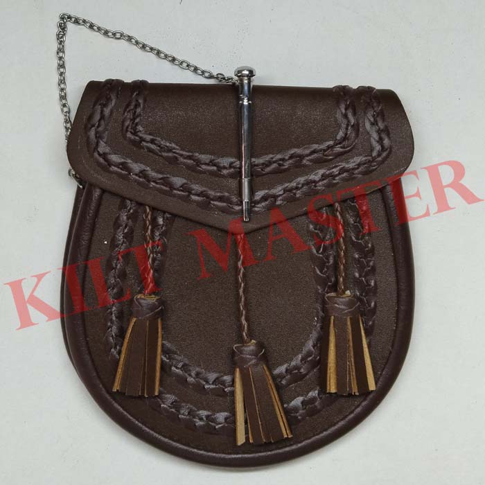 Laces Designed Leather Sporran
