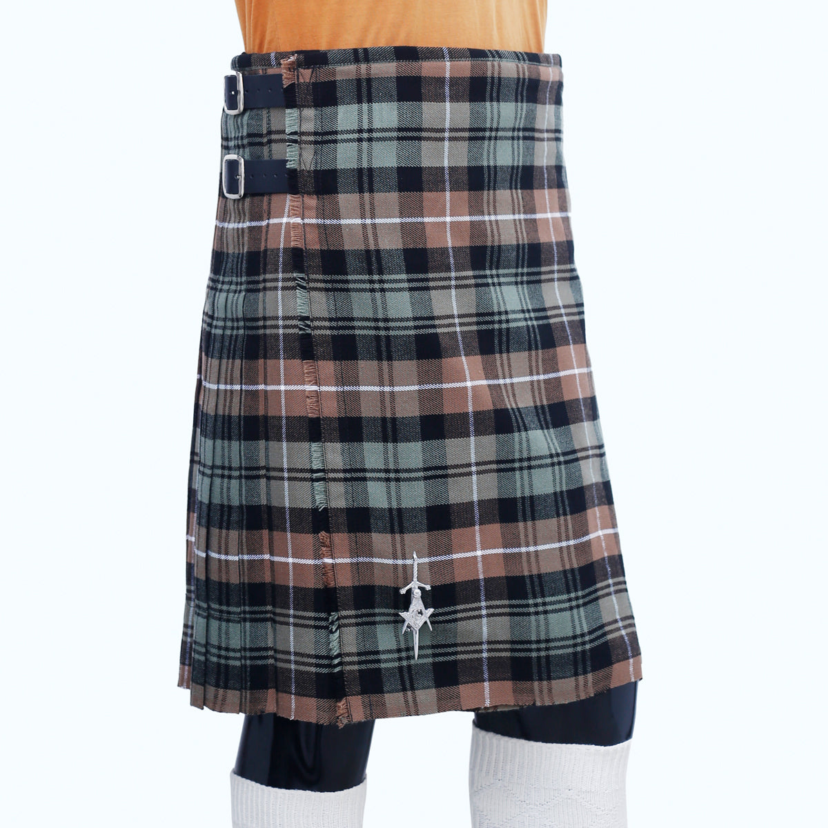 Lamont Weathered Tartan Kilt Right