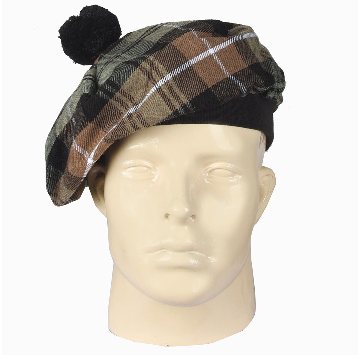 Lamont Weathered Tartan Tammy Hat Front