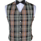 Lamont Weathered Tartan Vest Front