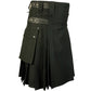 Leather Straps Fashion Utility Kilt