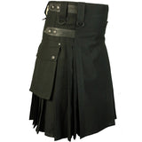 Leather Straps Fashion Utility Kilt