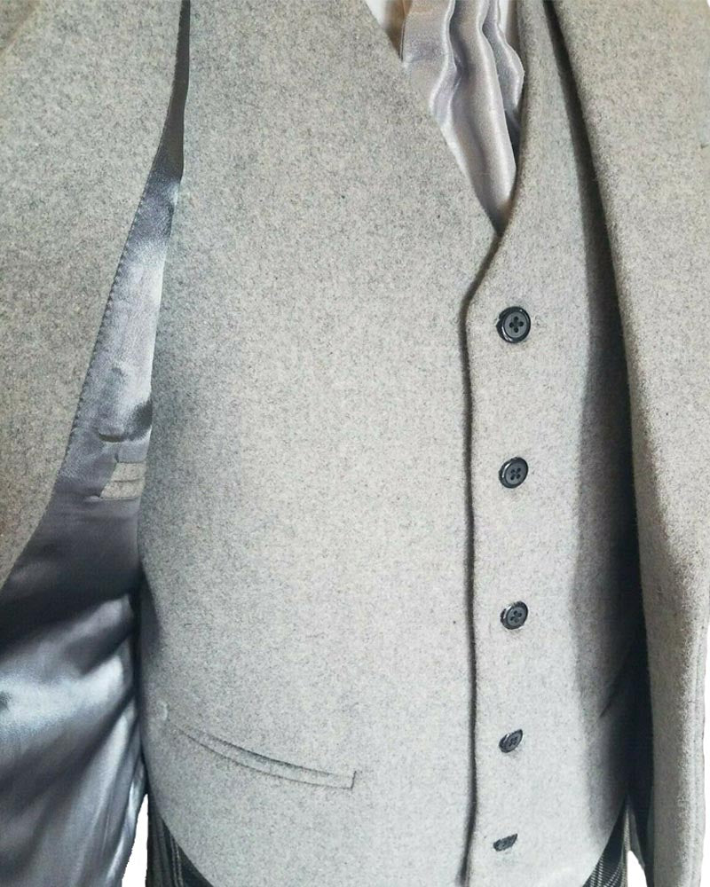 Light Grey Argyll Jacket