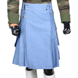 Light Sky Blue Utility Kilt