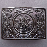 Lion Rampant Enamel Belt Buckle