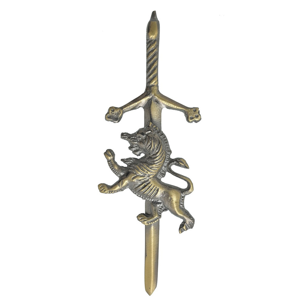 Lion Rampant Sword Kilt Pin Antique 