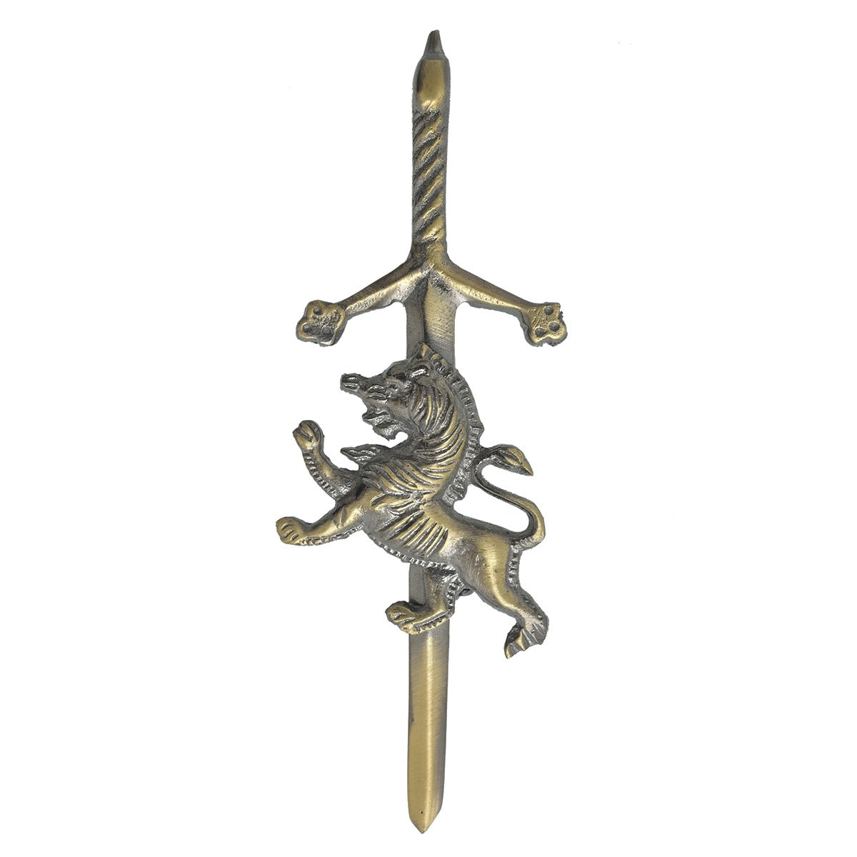 Lion Rampant Sword Kilt Pin Antique 