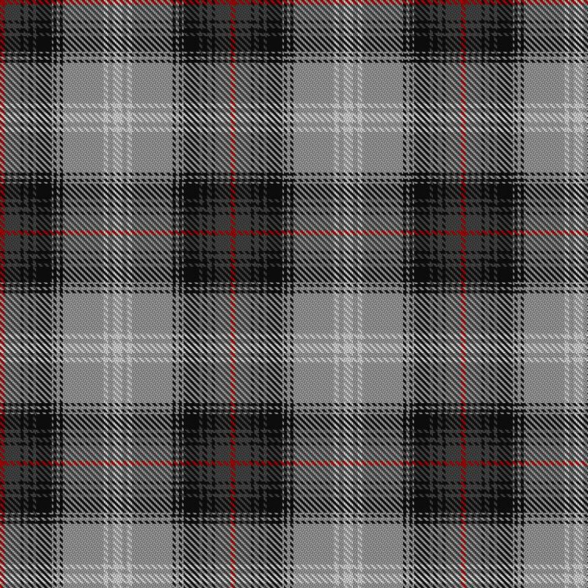 Lochcarron Graphite Tartan Swatch
