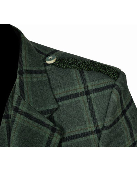 Lovat Green Tweed Argyle Jacket