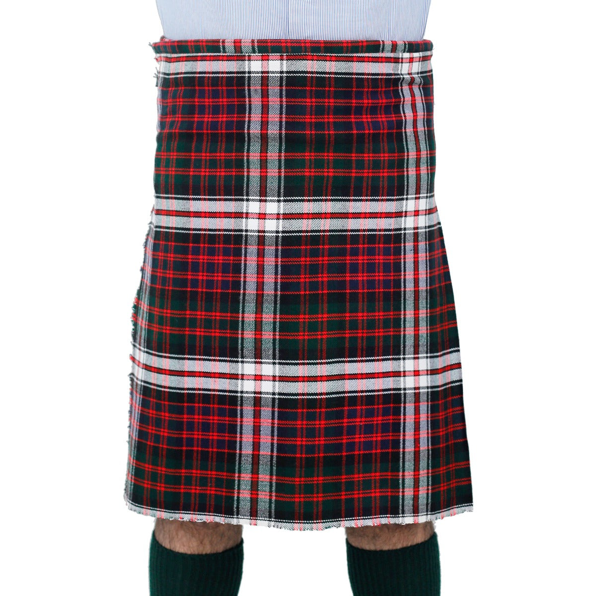 MacDonald Dress Modern Tartan Kilt Front