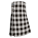 MacFarlane Black and White Ancient Tartan Kilt