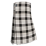 MacFarlane Black and White Modern Tartan Kilt