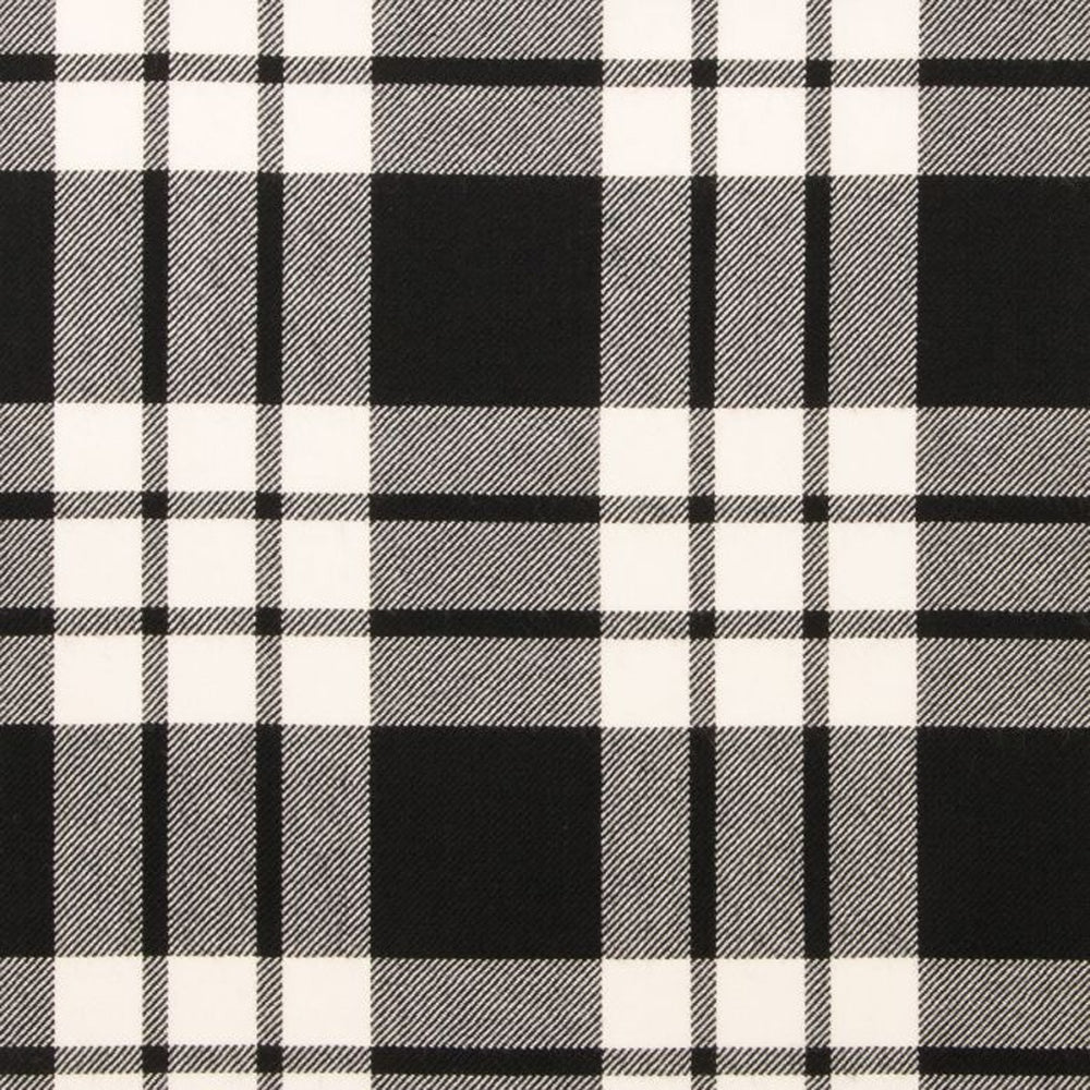 MacFarlane Black and White Modern Tartan Swatch