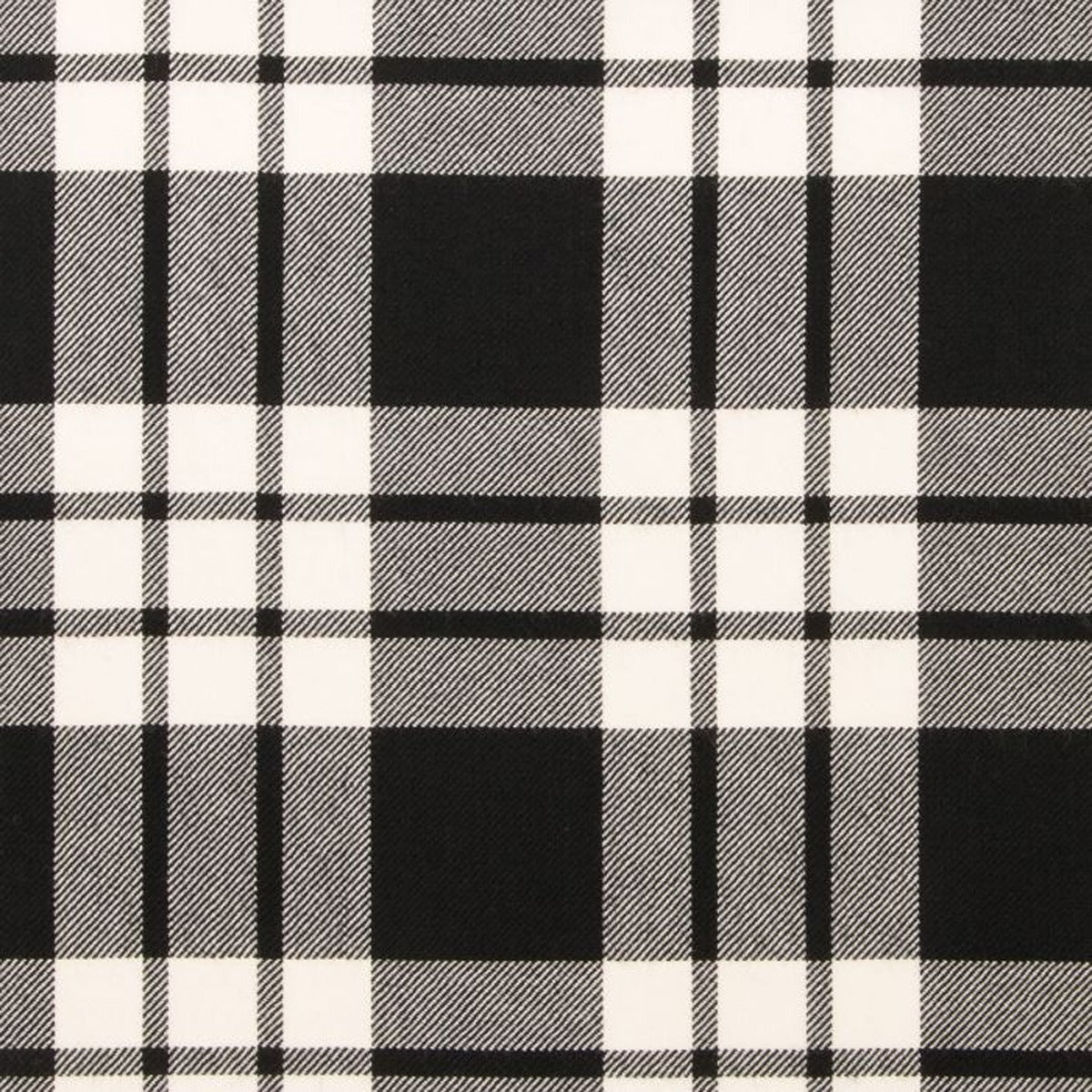 MacFarlane Black and White Modern Tartan Swatch
