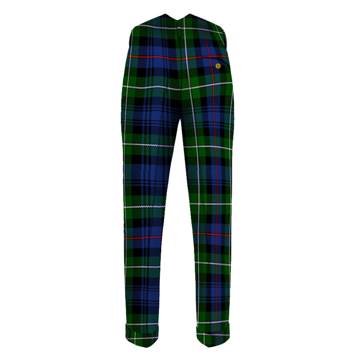 Mackenzie Modern Tartan Trouser Back
