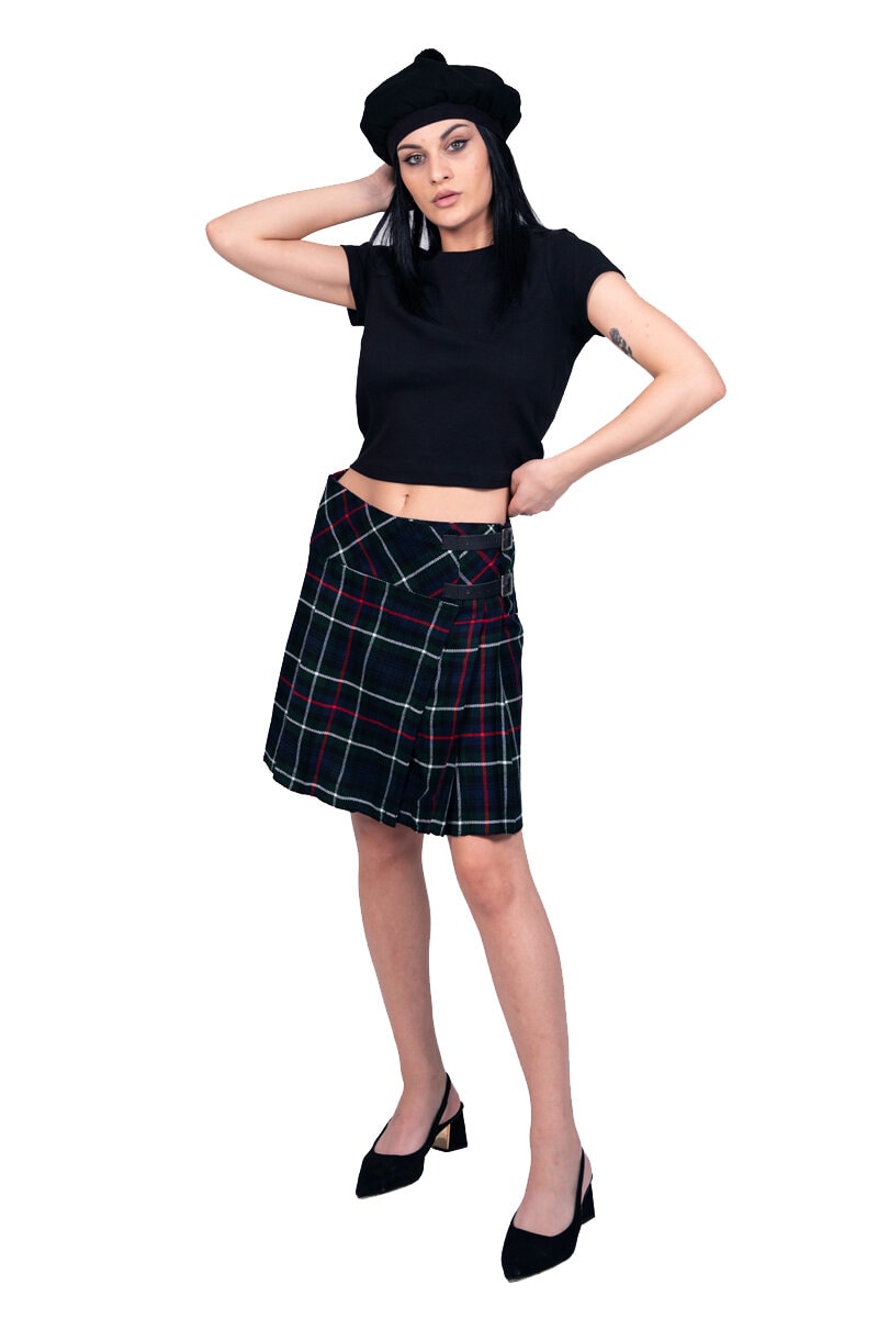Mackenzie Tartan Skirt Left