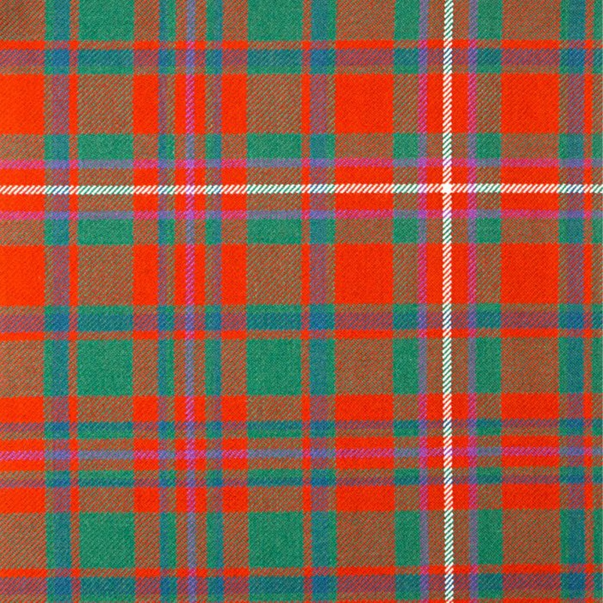 MacKinnon Red Ancient Tartan Swatch