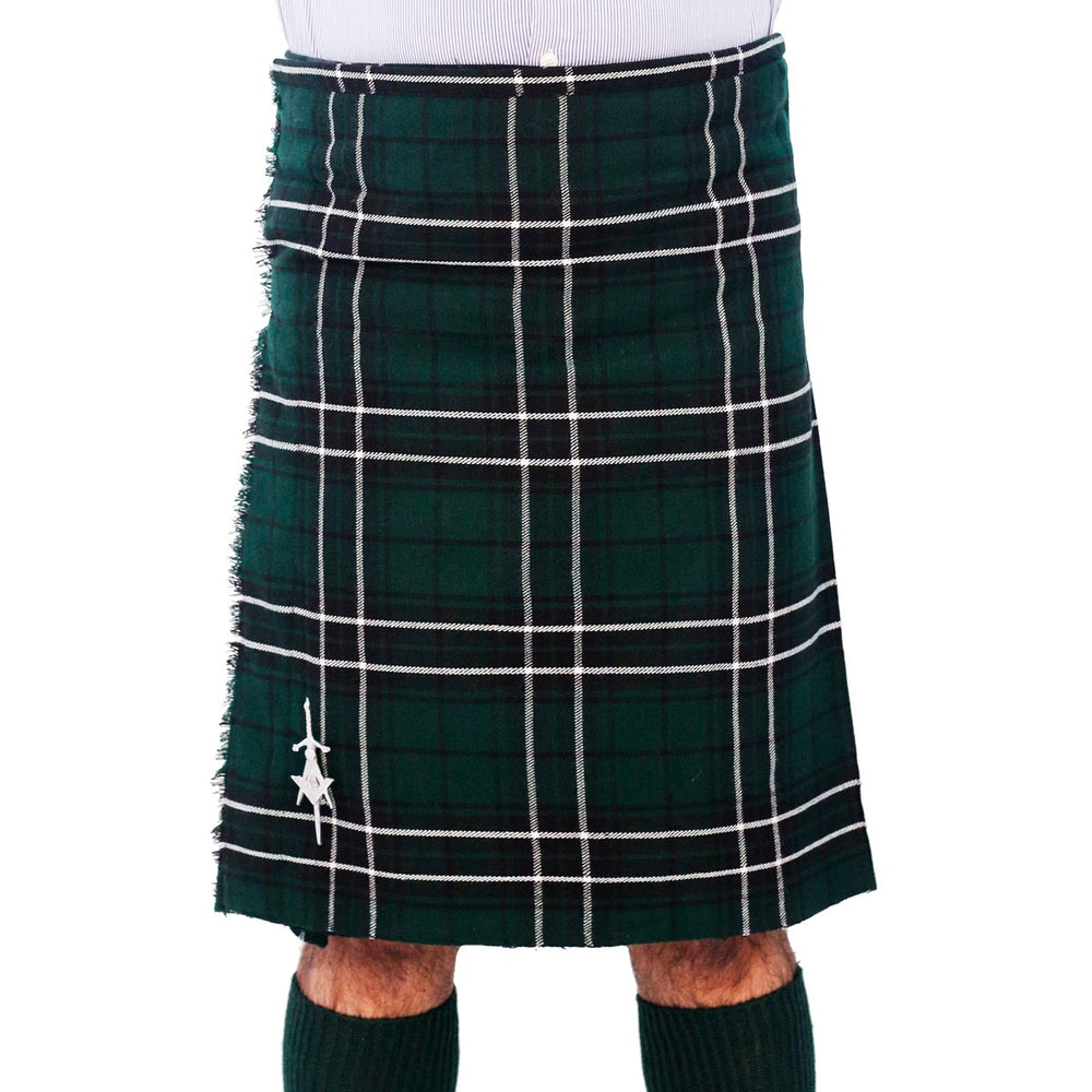 MacLean Hunting Modern Tartan Kilt Front