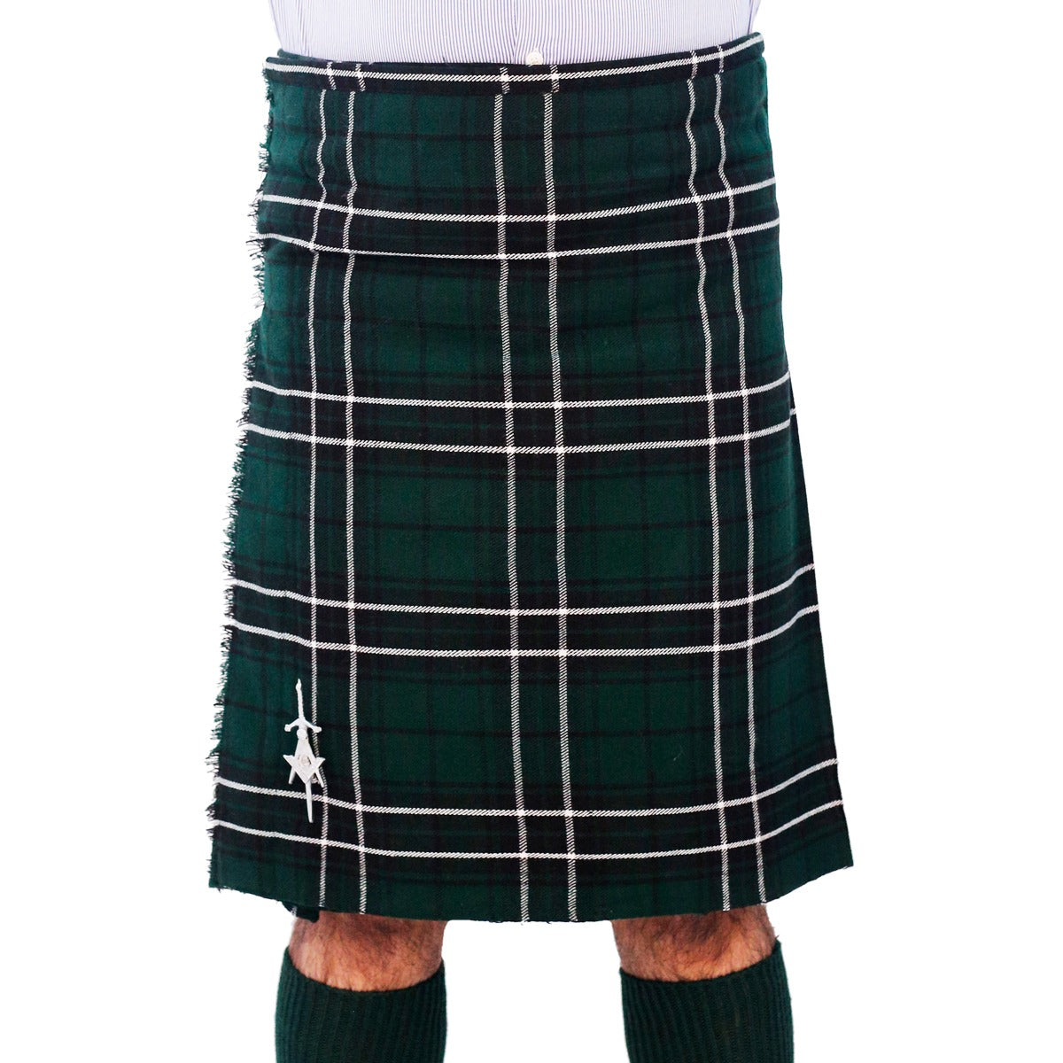 MacLean Hunting Modern Tartan Kilt Front