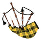 MacLeod of Lewis Tartan Natural Finish Scottish Bagpipe